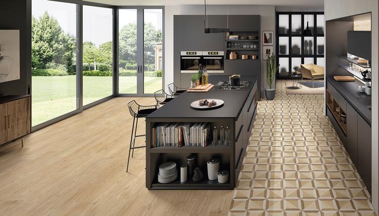 Dimore | Emilceramica Porcelain Stoneware Emil Dimore Wood, Kitchen Dorato Gallery Image | Emilceramica