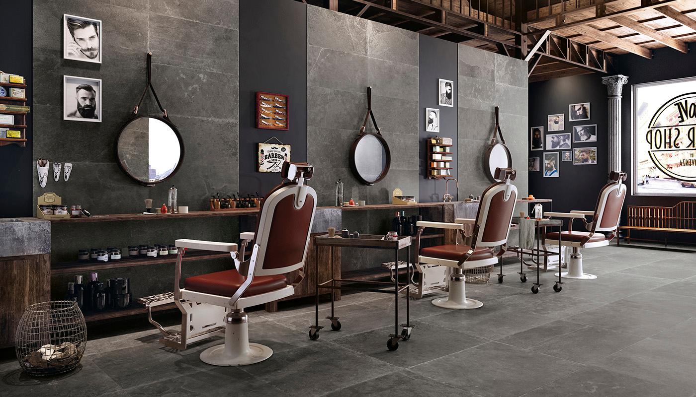 Porcelain Stoneware Provenza Groove Stone Public Spaces Mistique Black Gallery Image | Emilceramica Porcelain Stoneware Provenza Groove Stone Public Spaces Mistique Black Gallery Image | Emilceramica