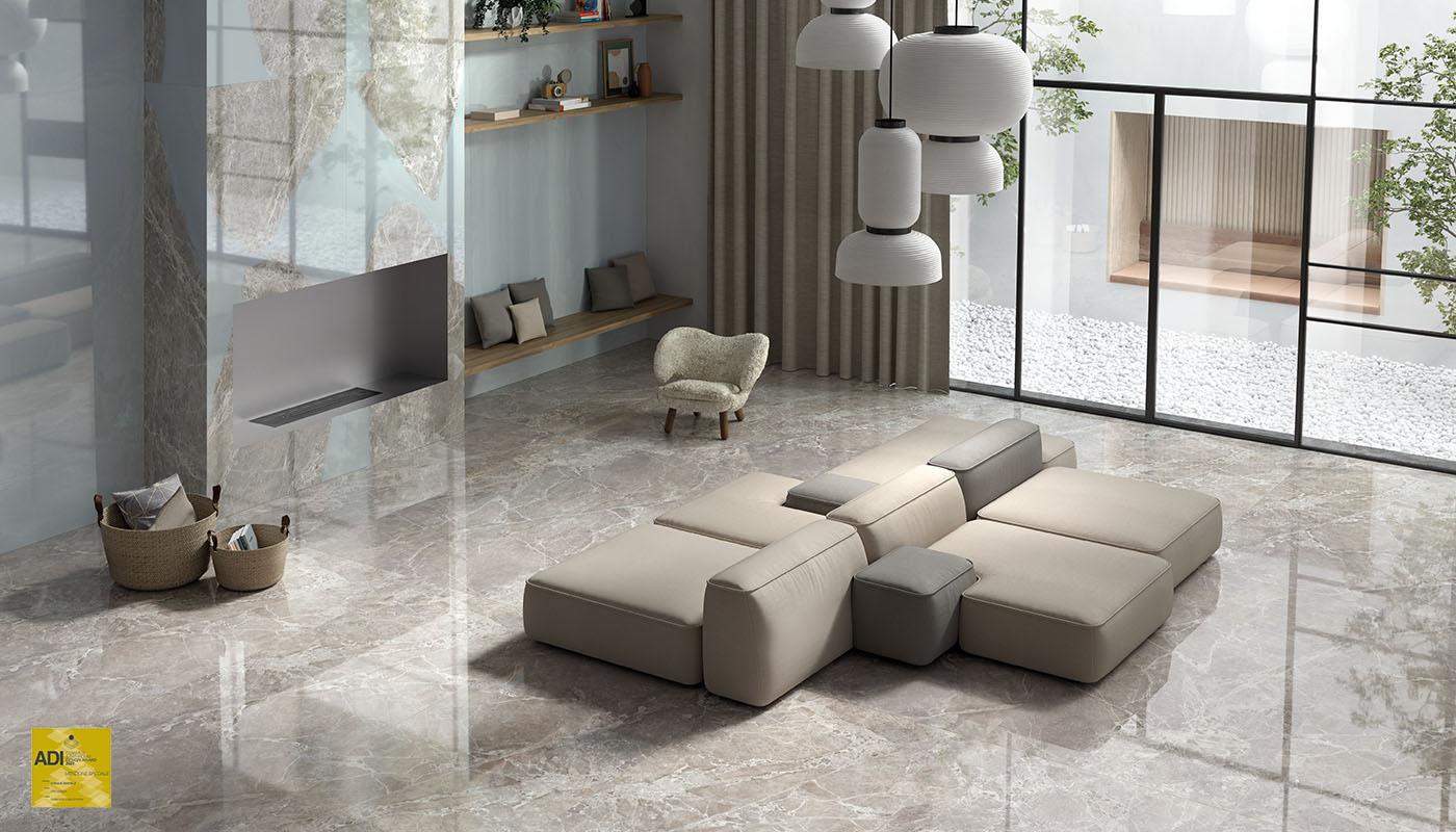 Porcelain Stoneware Provenza Unique Marble Marble Living Room Moon Grey Marmo,moon Grey Decoro Ambra,resin Resina Gallery Image | Emilceramica Porcelain Stoneware Provenza Unique Marble Marble Living Room Moon Grey Marmo,moon Grey Decoro Ambra,resin Resina Gallery Image | Emilceramica